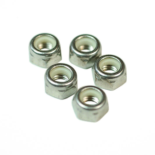 Stainless Steel Metric Thread Nyloc Hex Nuts (10 Pack)
