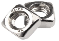 Stainless Steel Metric Thread Square Nut (10 Pack)
